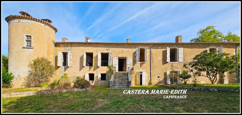 Propriété - Château Gascon Historique  - Terres agricoles, proche de AUCH (32) - photo 8