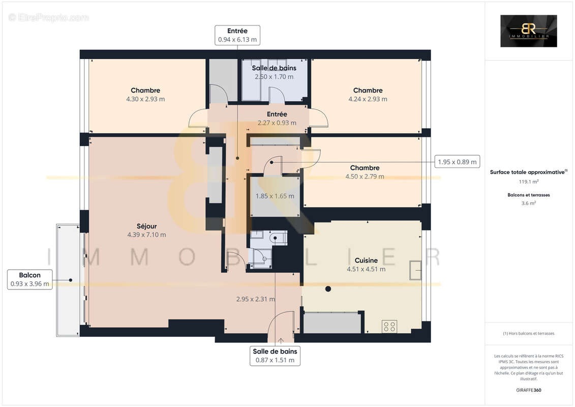 Appartement à PARIS-15E