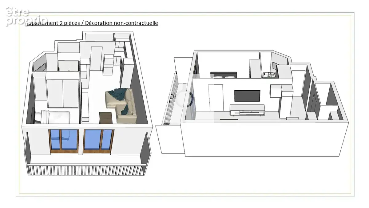 Appartement 2 pièces 37m2 meublé à Saint-Jean-de-Sixt - photo 12