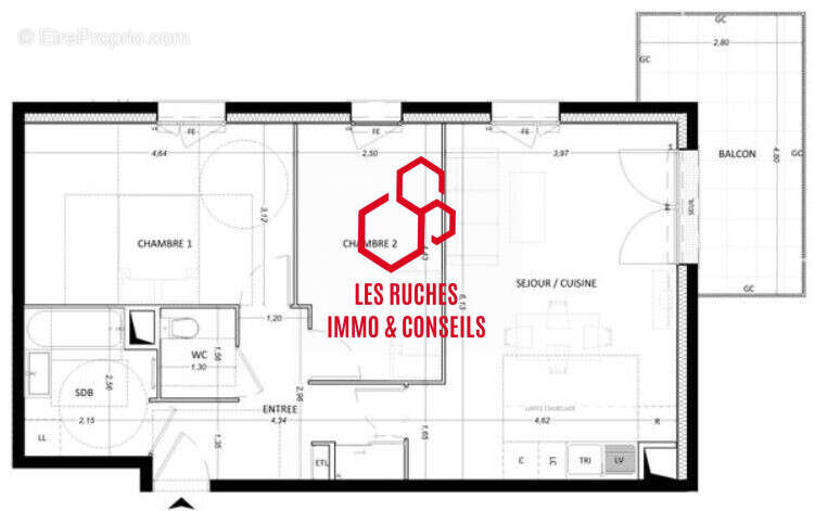 Appartement à LIEUSAINT