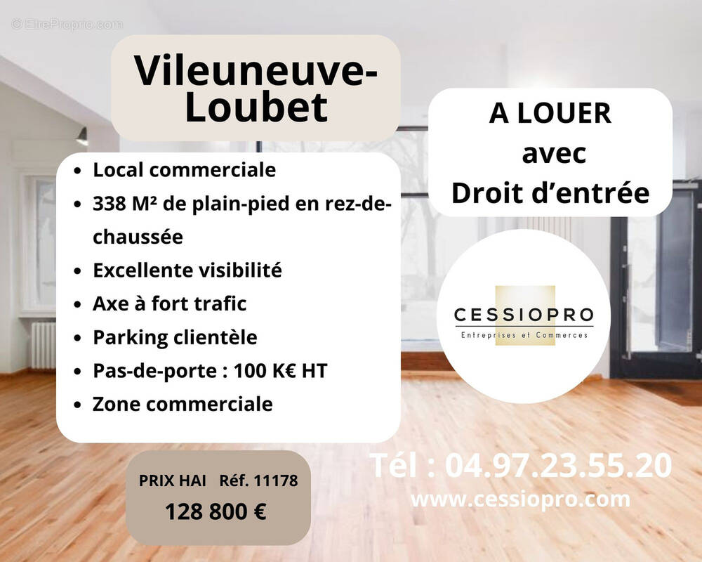 Commerce à VILLENEUVE-LOUBET