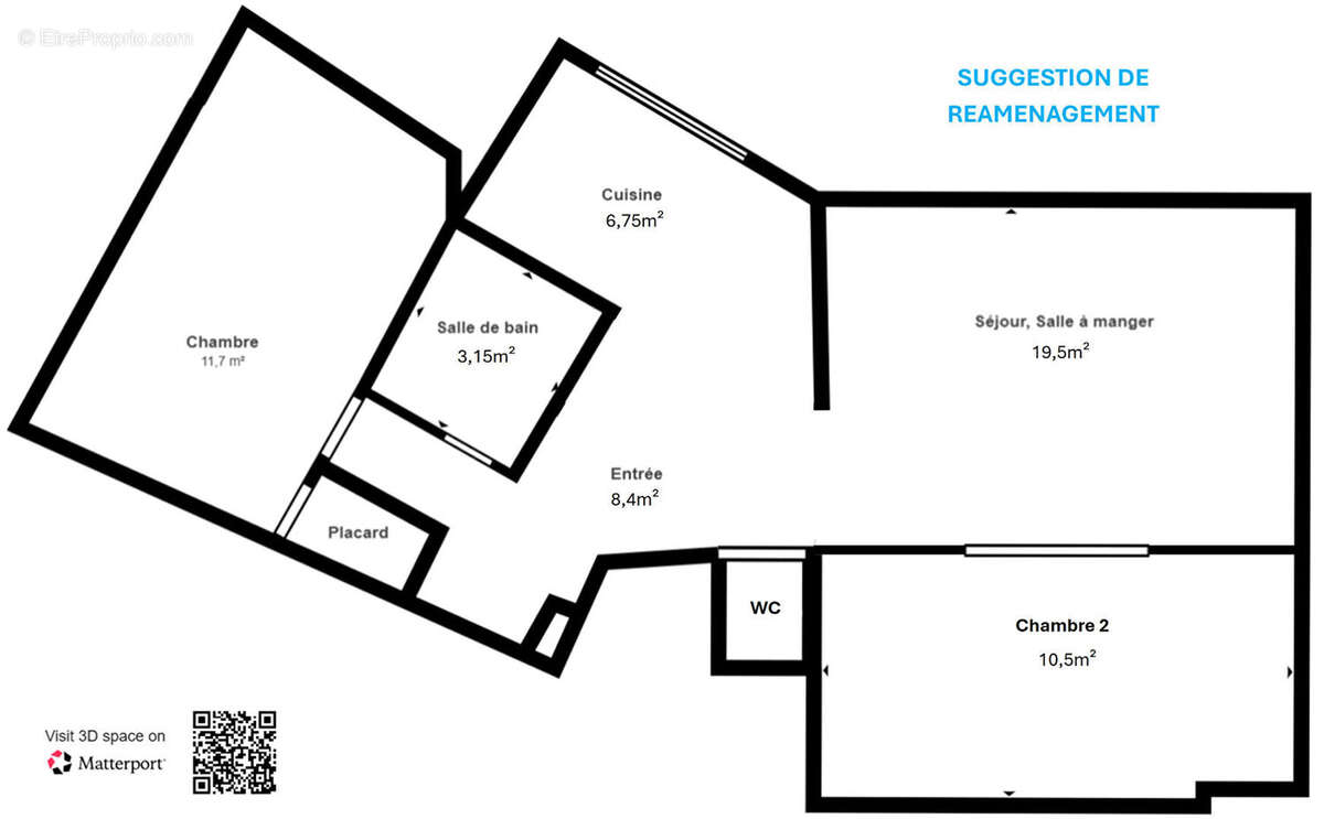 Appartement à PARIS-12E