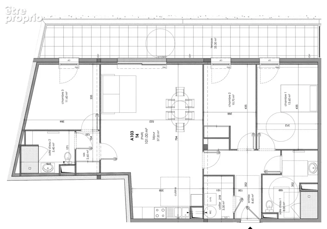 Appartement 4 pièces 101 m² à vendre à Tregastel (22730) - photo 3