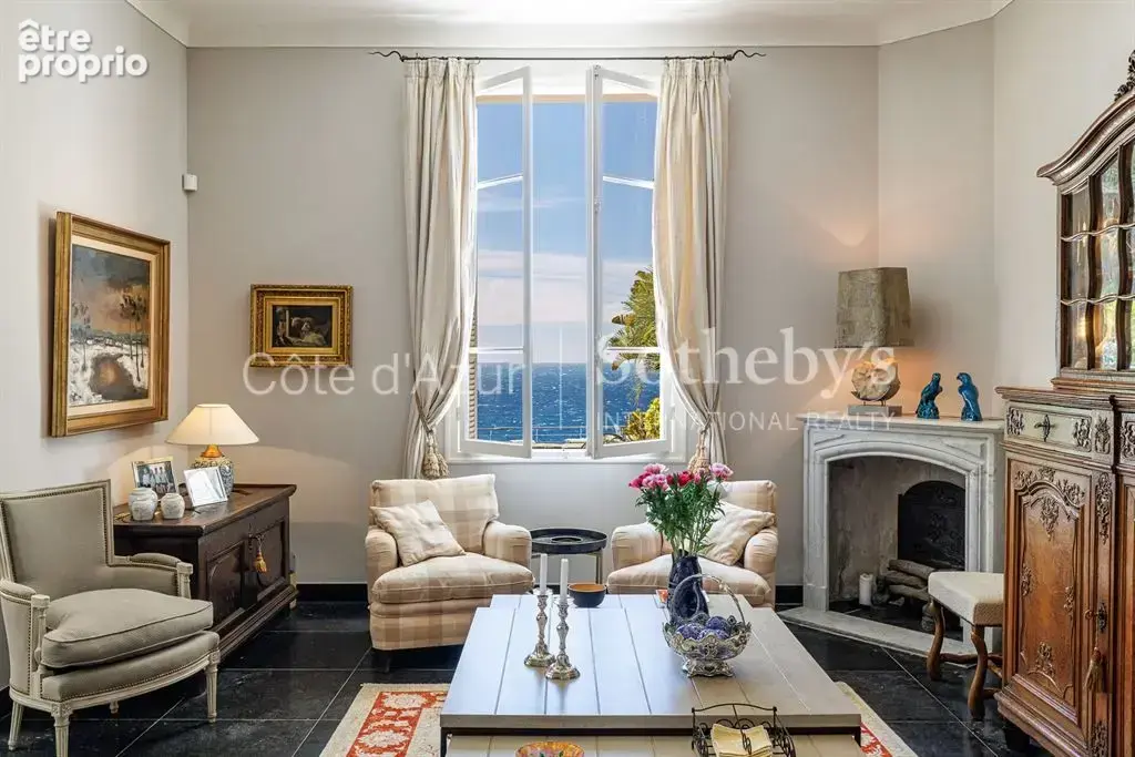 Cap de Nice villa Belle Époque avec vue mer panoramique et piscine face à Saint-Jean-Cap-Ferrat - photo 2