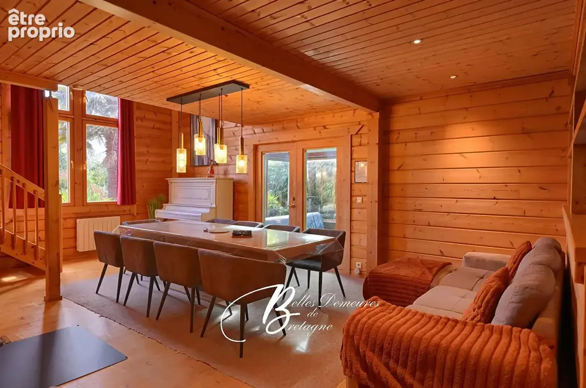 A vendre Maison en bois à Penvénan aux prestations haut de gamme avec piscine intérieure, à 800 m de la plage de Port-Blanc - photo 6