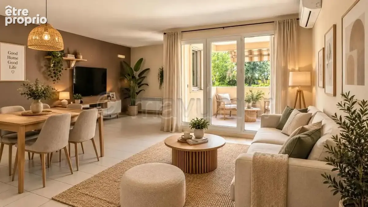 Lumineux T3 avec terrasse de 12m² , garage, vue dégagée, 13011 Marseille n°8