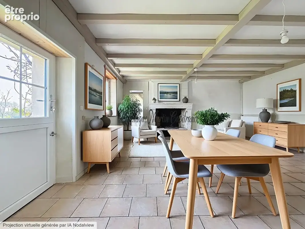 RUILLE SUR LOIR (72), maison 189m²- 7 pièces- terrains de 2845m²- garage- dépendances- puits - photo 3