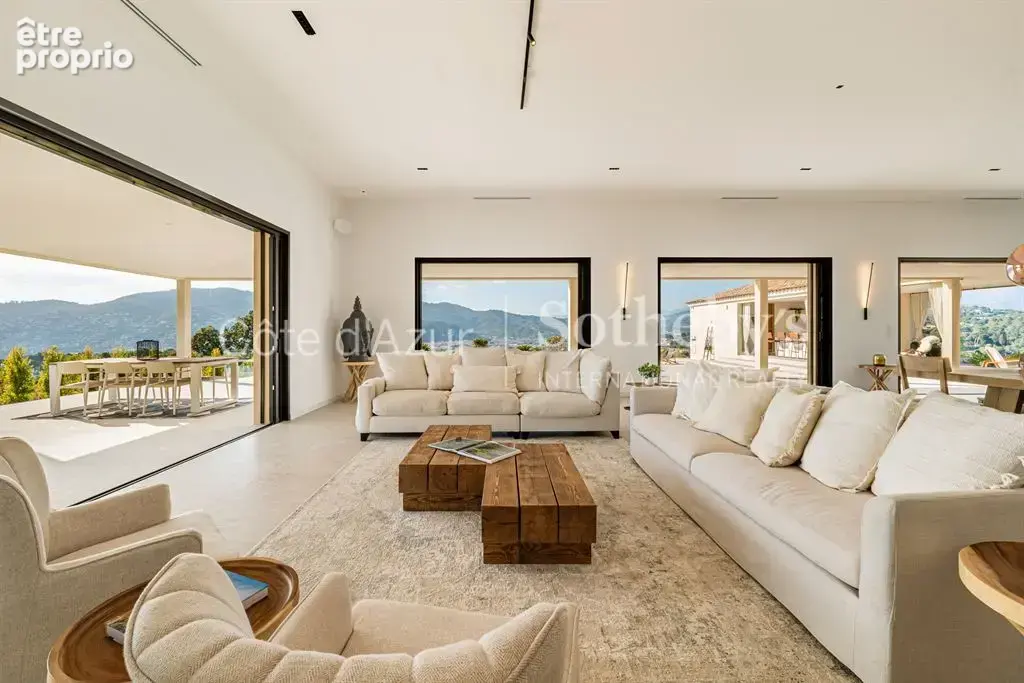 Mougins, villa de prestige avec vue panoramique, piscine, maison d'amis et parc privé - photo 5