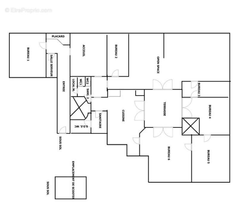 Appartement à COURBEVOIE