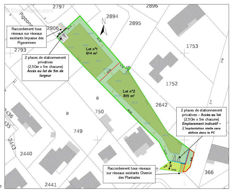 Terrain 614 m² à Saint-Jean-De-Fos  - photo 3