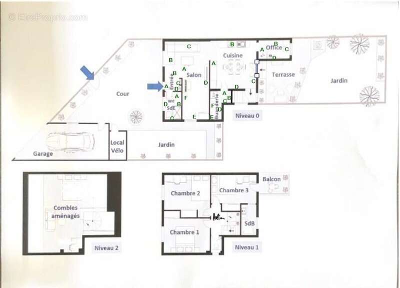 Montreuil-A vendre maison 5p-Parfait état-3/4 chambres-122m2 au sol-Terrasse,jardin,cour,balcon-Garage-11mn métro L9 - photo 21
