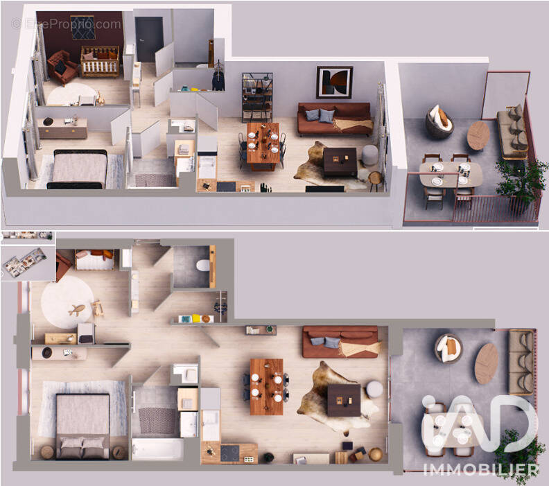 Appartement 64 m² à La Courneuve  - photo 1