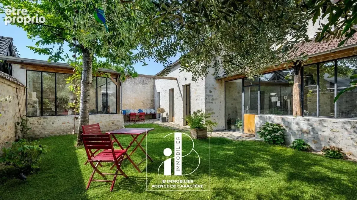 Bourron-marlotte – maison ancienne de caractère 210 m² – jardin clos 518 m² - photo 3