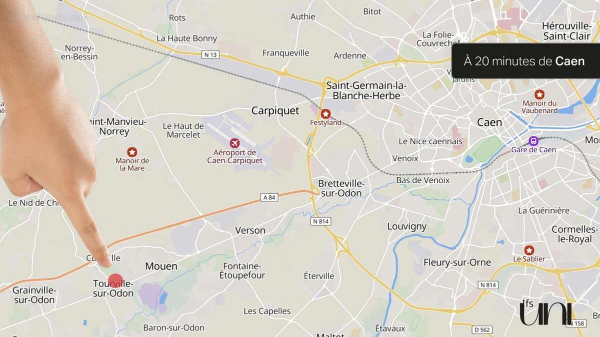 Maison à TOURVILLE-SUR-ODON