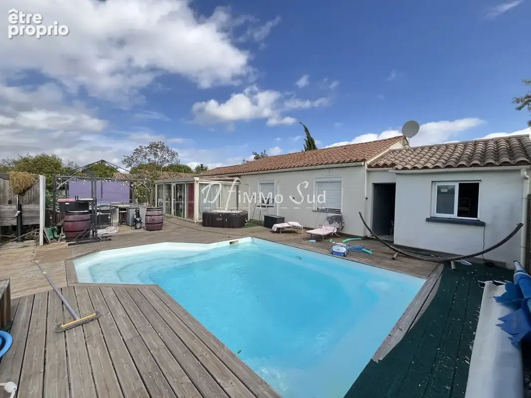 Maison T4 PLAIN PIED avec garage, extérieur et piscine vue sur la cité de Carcassonne - photo 19