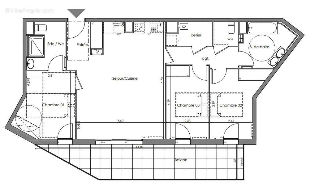 Appartement à SAINT-MEDARD-EN-JALLES