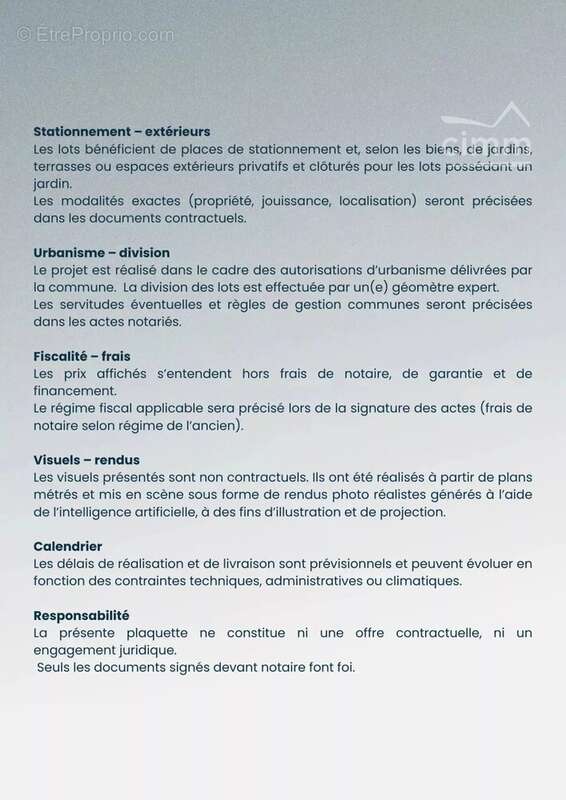 Appartement à BOURG-DES-COMPTES