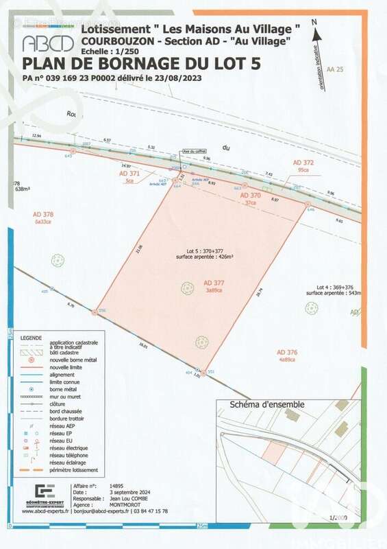 Photo 2 - Terrain à COURBOUZON
