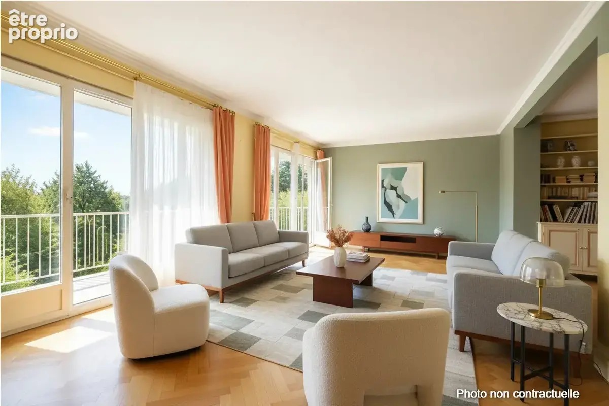 Appartement f5 à vendre   les essarts-le-roi   99,63 m2   dernier étage   ascenseur   2 balcons   cave   parki - photo 3