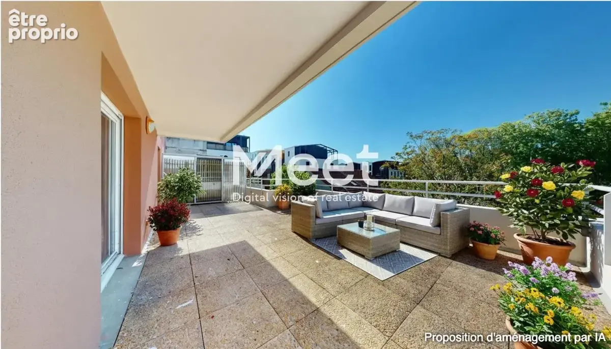 Appartement - immeuble recent - 5 pieces - coteaux-malassis - photo 7