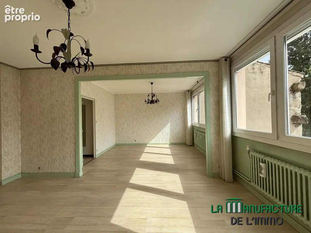 Saint etienne bellevue - appartement t4  traversant et lumineux de 79,28m2 avec 2 chambres + cave - photo 3