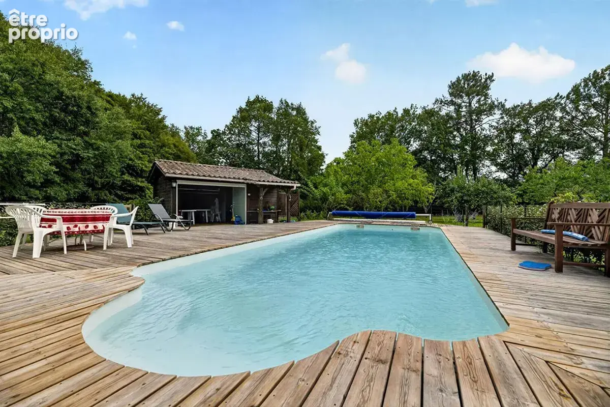 Propriété type longère en pierre, avec piscine, sur un terrain arboré de plus de 15 000 m² - photo 6