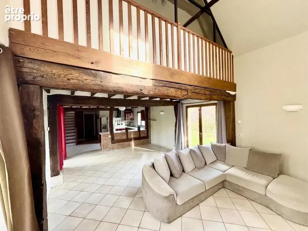 Domaine d'exception à Quincampoix : 2 demeures de charme & contemporaines sur 2 980 m² de parc paysagé - photo 13
