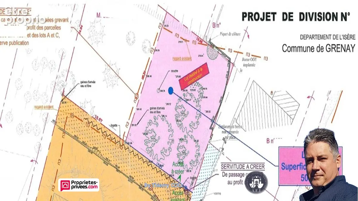 Terrain Grenay 500 m2 - photo 3
