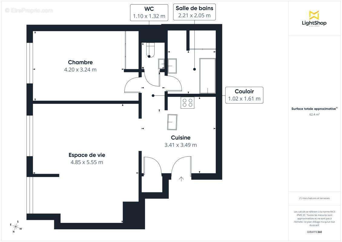 Appartement à PARIS-16E