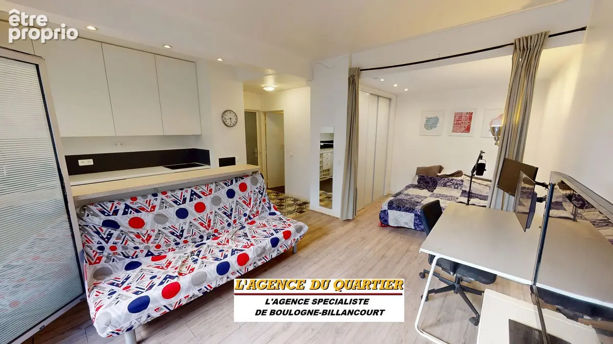 Rue Gallieni, beau studio 2 pièces de 32m² avec jardin-terrasse de 9m² et cave. - photo 2
