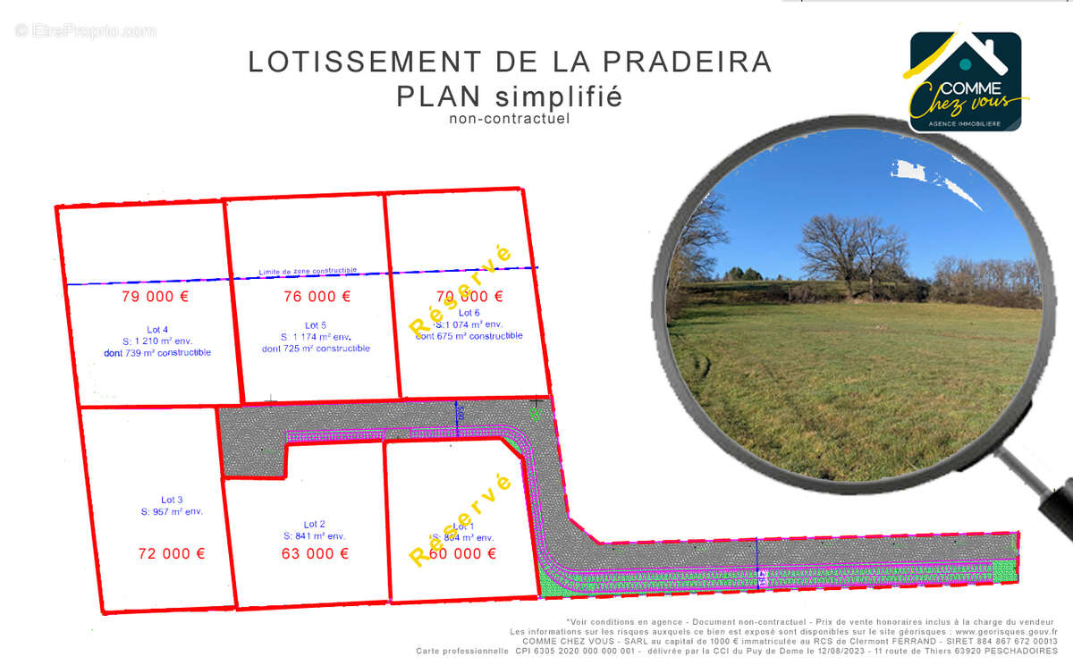 Terrain à PESCHADOIRES