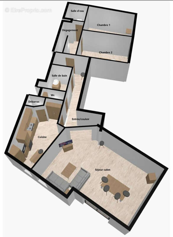 Appartement à CHALON-SUR-SAONE