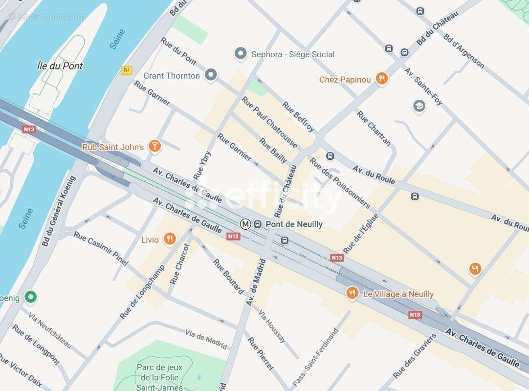 Commerce à NEUILLY-SUR-SEINE