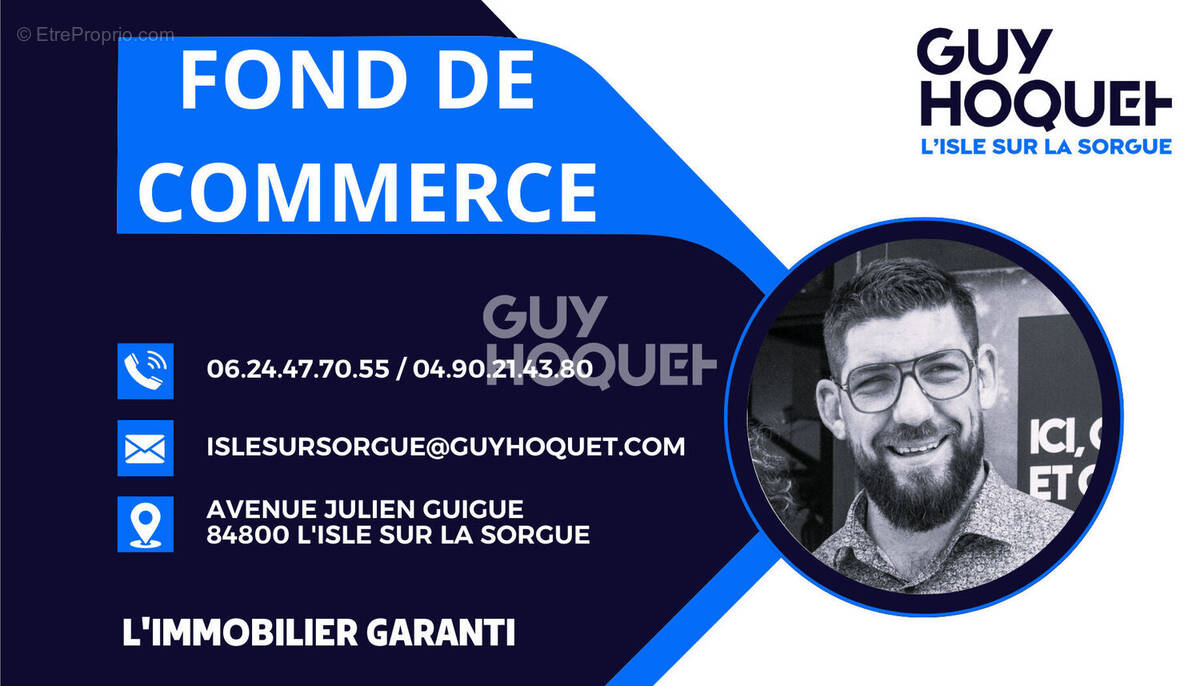 Commerce à L&#039;ISLE-SUR-LA-SORGUE