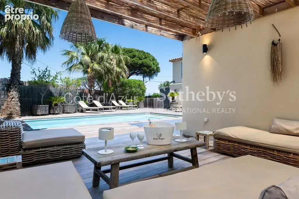 Villa contemporaine avec vue mer à vendre à Gassin, aux portes de Saint-Tropez. - photo 13