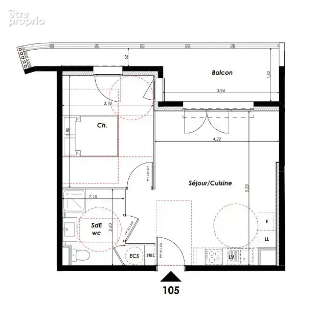 Appartement 2 pièces 41 m² à vendre à Saint-Laurent-Du-Var (06700) - photo 5