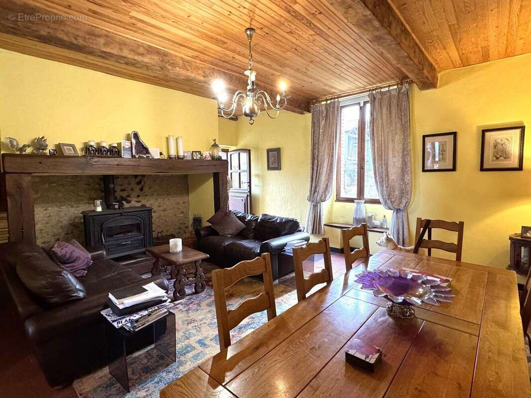 cosy lounge woodburning stove - Maison à VIC-EN-BIGORRE