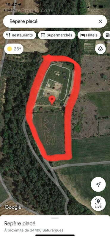 Terrain à SATURARGUES