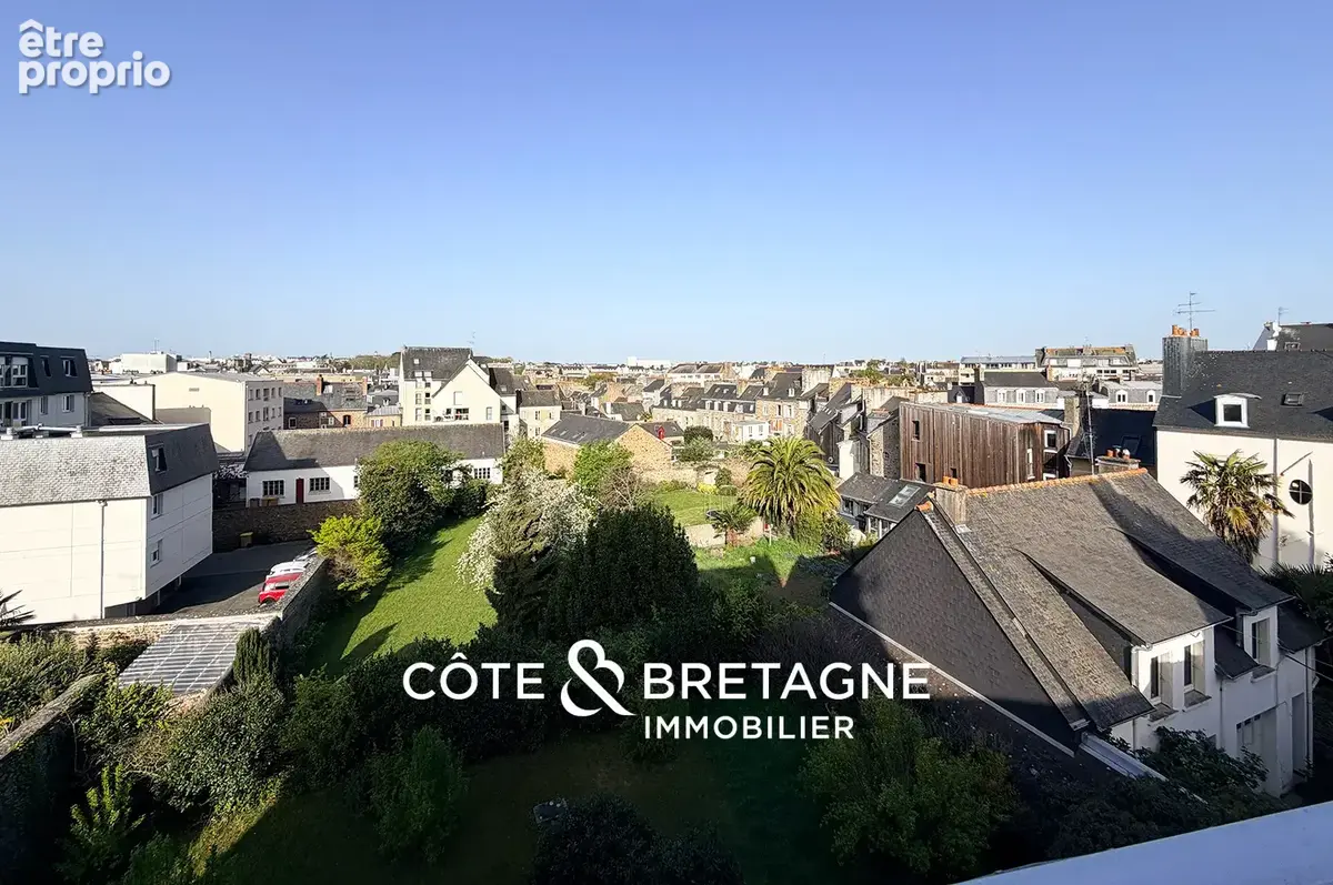 Saint-brieuc saint-michel   triplex 128 m2, terrasse & garage  réf : 202677 - photo 2
