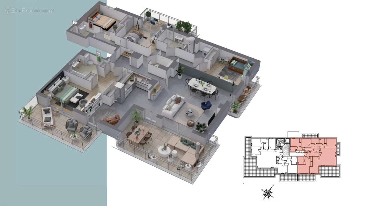 Appartement à LE CANNET