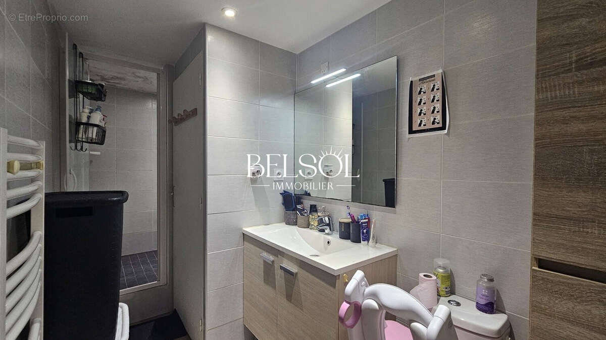 salle d'eau , wc , placard - Appartement à PERPIGNAN