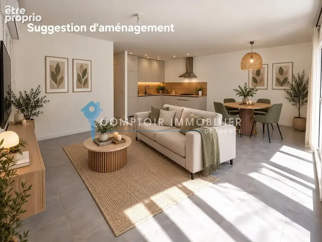 Dpt Hérault (34) Prades Le Lez, Appartement T2 de 47m2 avec terrasse, vue dégagée, expo sud, 1 stationnement - photo 3