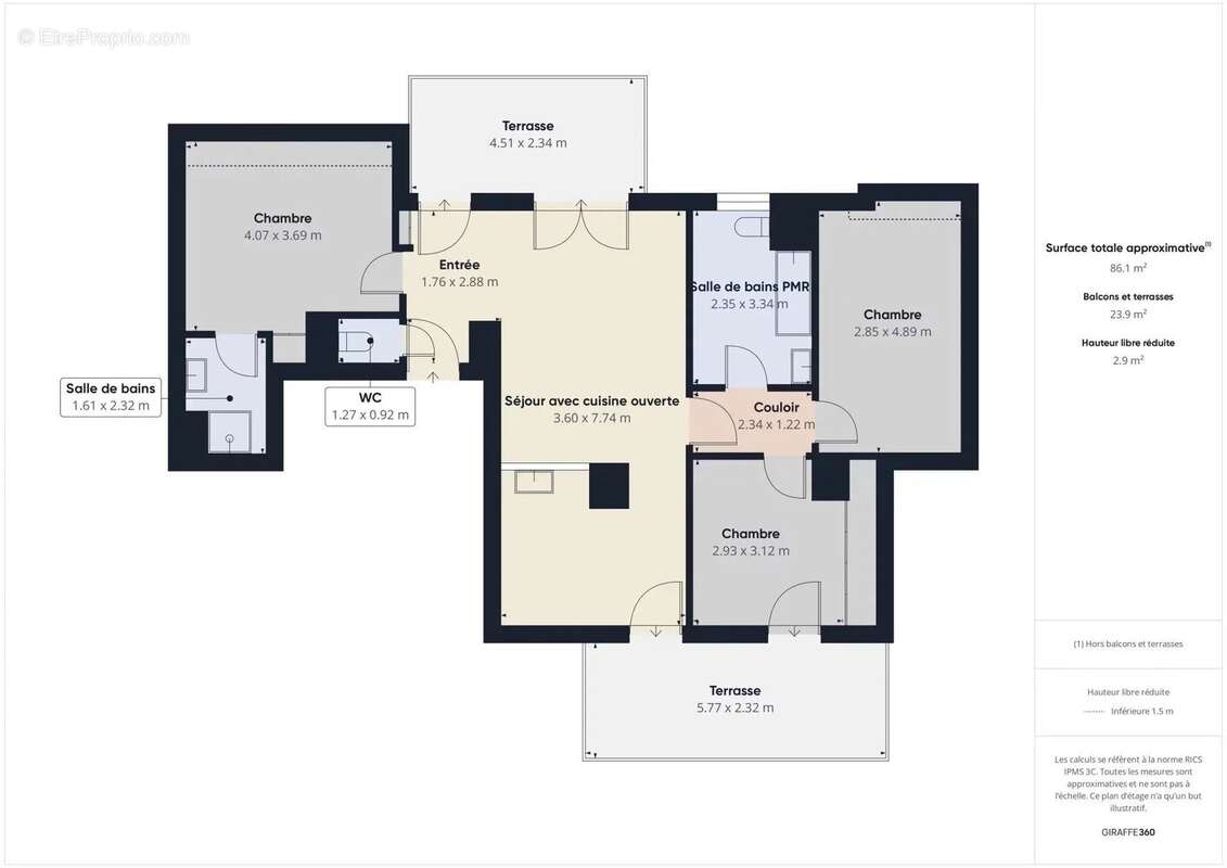 Appartement à COLOMBES