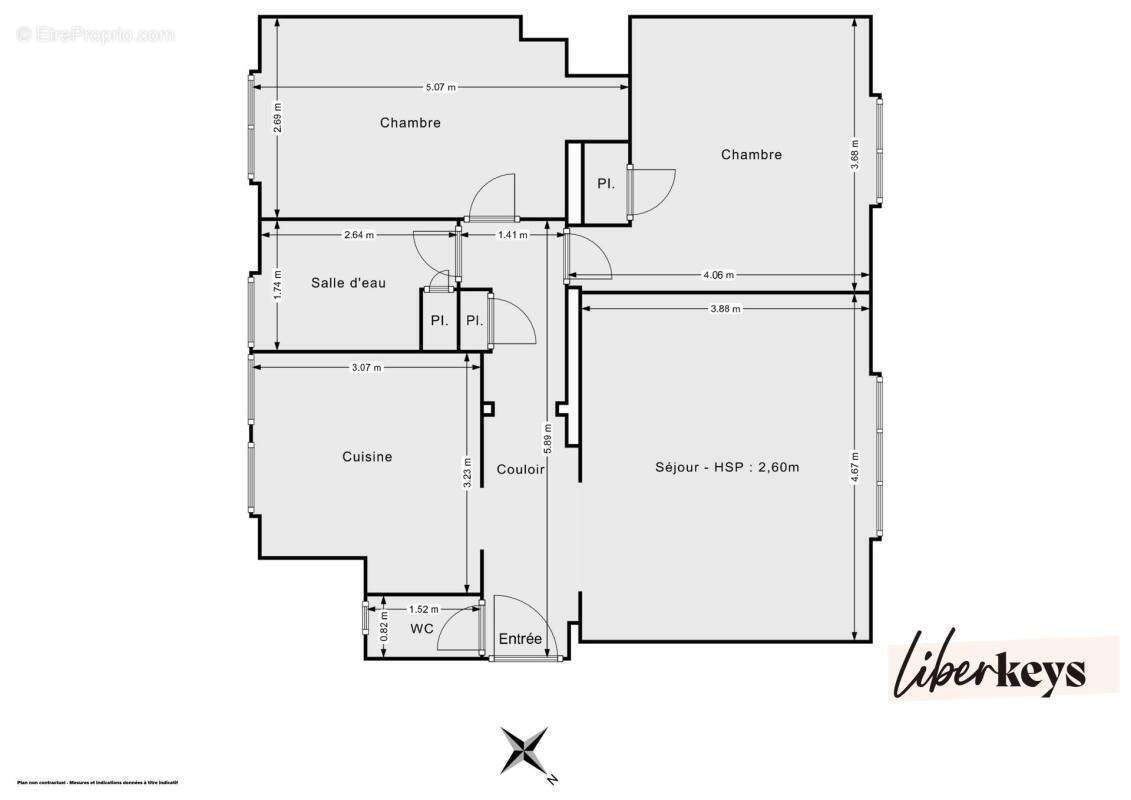 A vendre - Appartement  trois pièces avec fort potentiel – 22 bis Avenue de Brogny,  74000 Annecy - photo 10