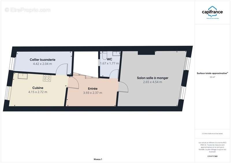 Appartement à VILLEFRANCHE-DE-LAURAGAIS