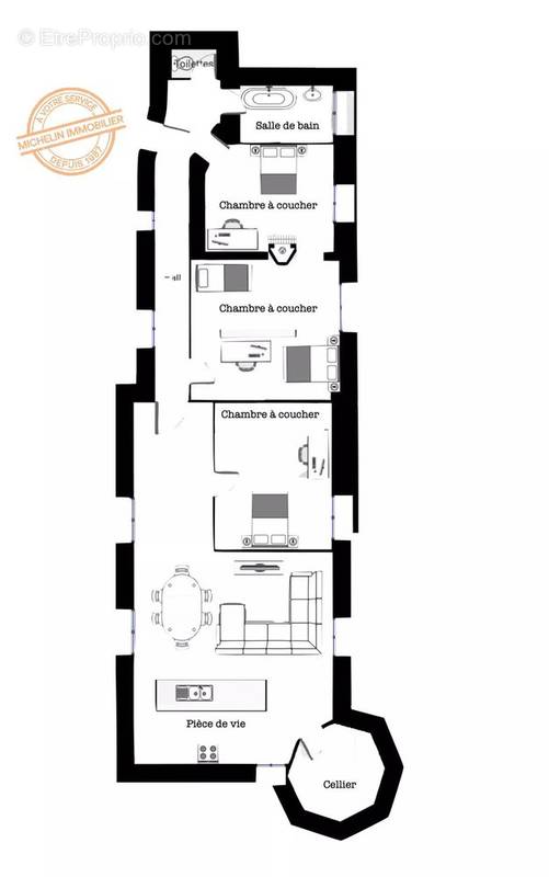 Appartement à VERNAISON