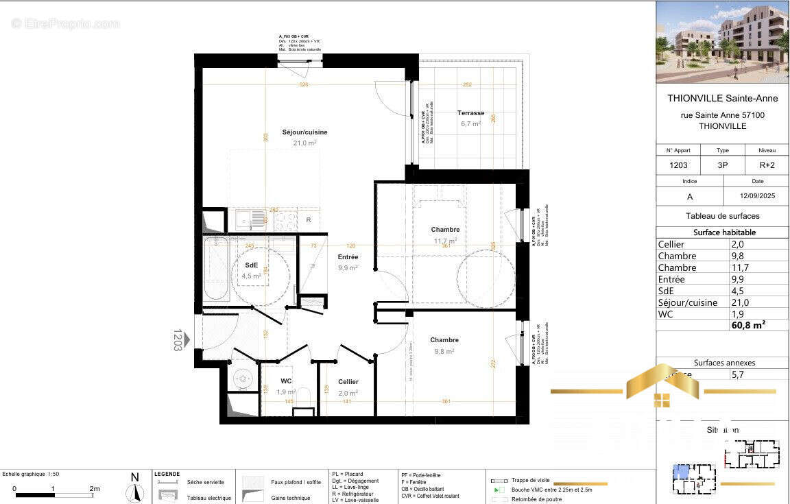 Appartement à THIONVILLE