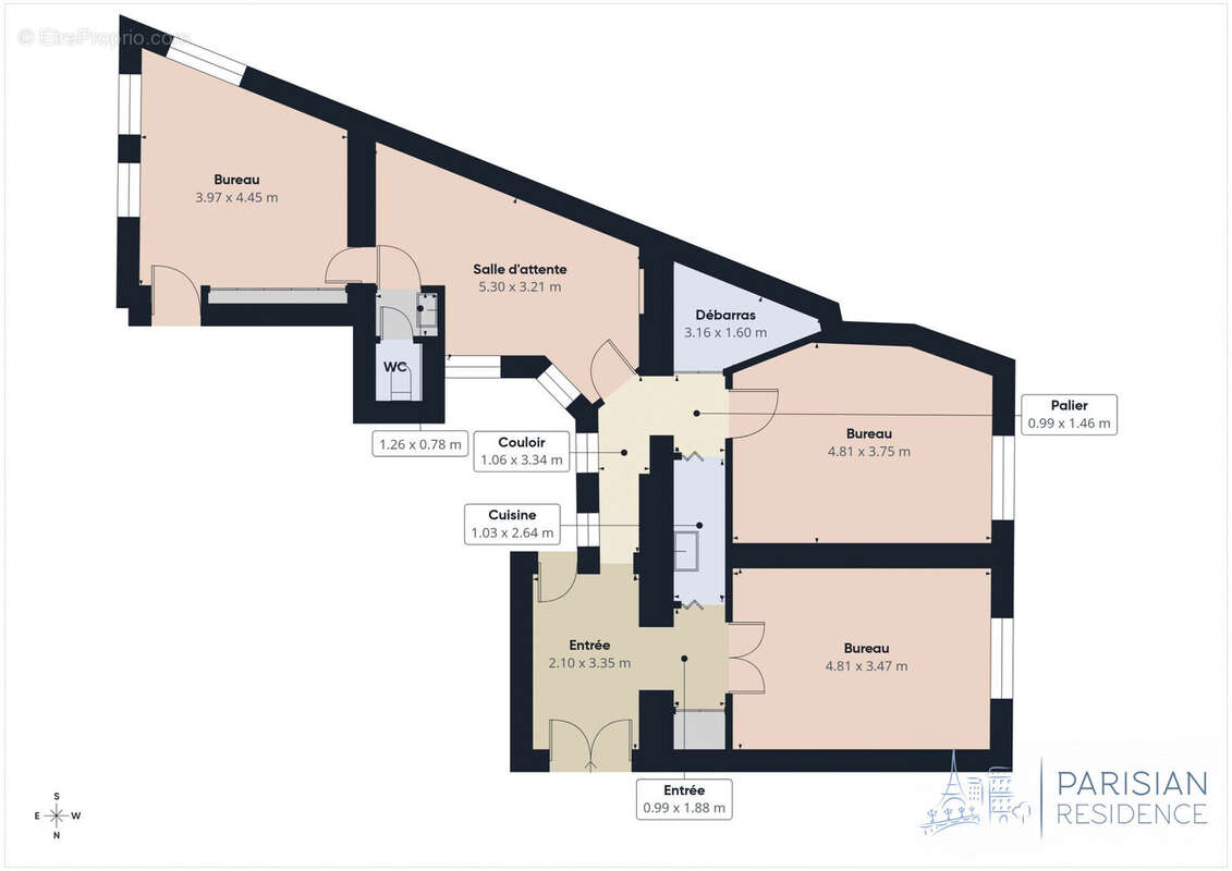 Appartement à PARIS-8E