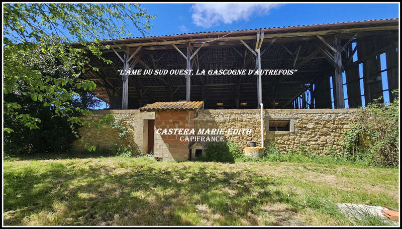 Propriete à BARRAN (GERS) AVEC MAISON GASCONNE EN PIERRES- 160 m² hab- sur 2,6 hectares + dépendances +PUITS - photo 3