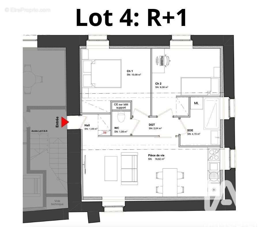 Photo 8 - Appartement à VAULX-MILIEU